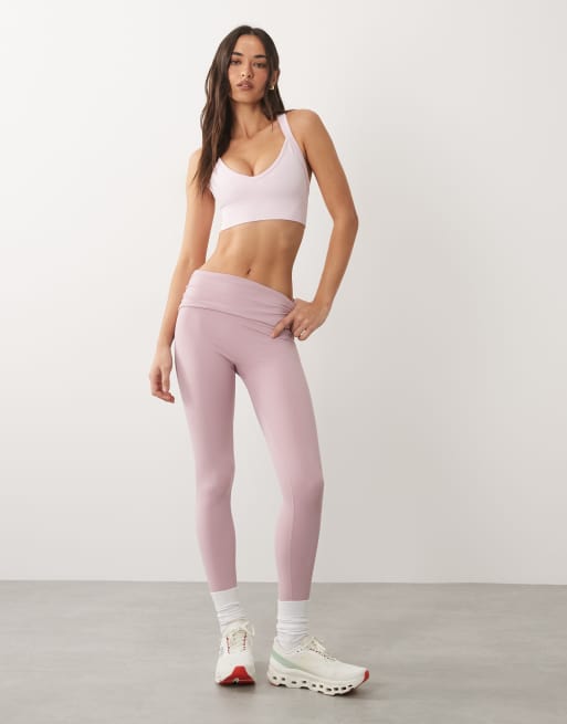 Bo+Tee super sculpt seamless cross back detail sports bra in light pink, 2 of 4