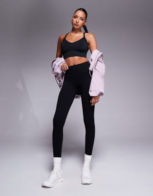 super sculpt seamless high waist leggings in black
