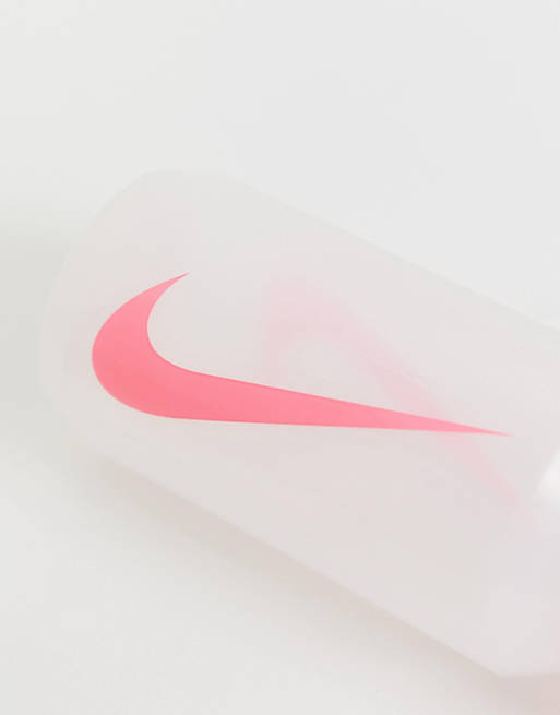hoy Hacia arriba Oceano Botella de agua con logo rosa Big Mouth de Nike | ASOS