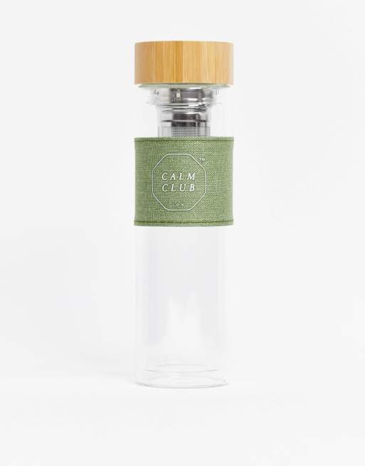 Botella de agua para infusionar té de Calm Club