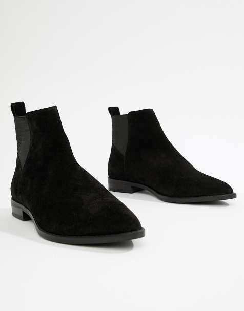 Botines Chelsea de ante Atom de ASOS DESIGN