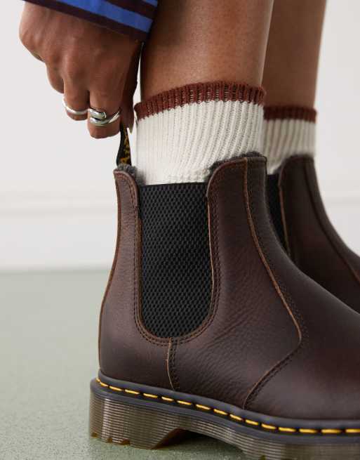 Botines Chelsea marrón oscuro 2976 de Dr Martens, 3 de 4