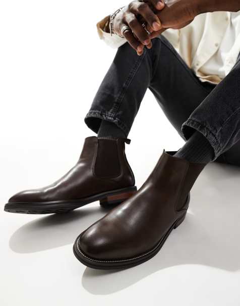 Botines Chelsea marrones Damon de schuh - view 1