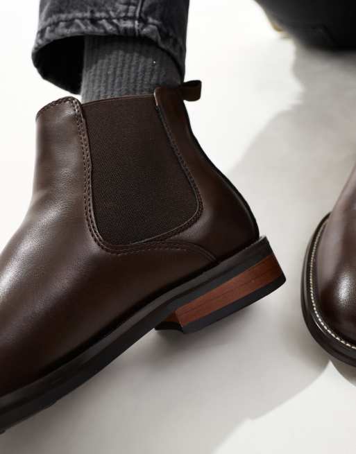 Botines Mujer Marron Botu00edn Sia Chelsea Camel De Ante Color - Main Image