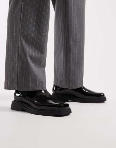 Botines Chelsea negros con puntera cuadrada de ASOS DESIGN - view 1