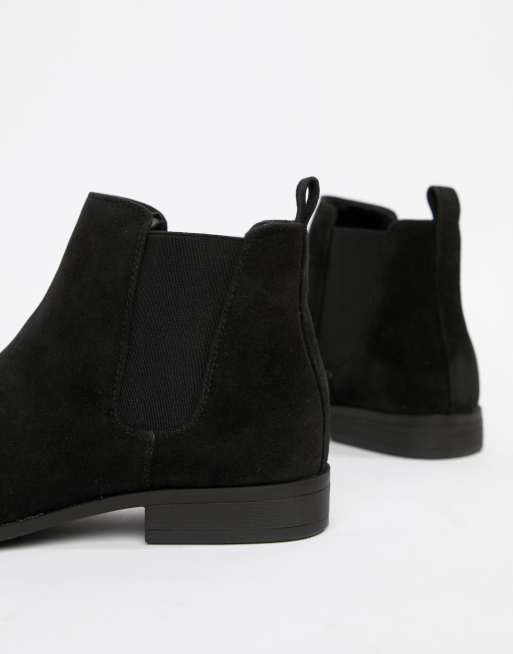 Botines Chelsea negros de antelina de ASOS DESIGN, 4 de 4