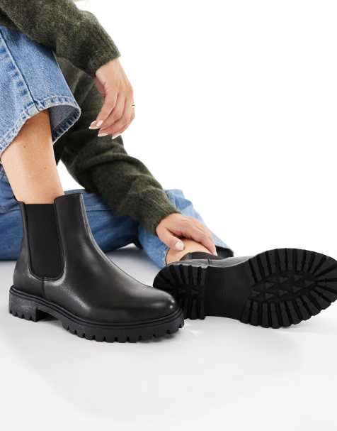 Botines Chelsea negros de cuero Adalitlan de ALDO - view 1