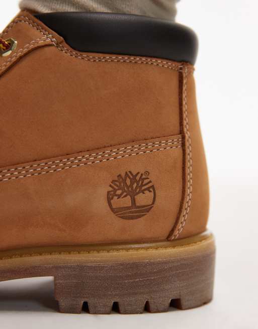 Botines Chukka color trigo impermeables de caña media con cordones de Timberland   , 2 de 4