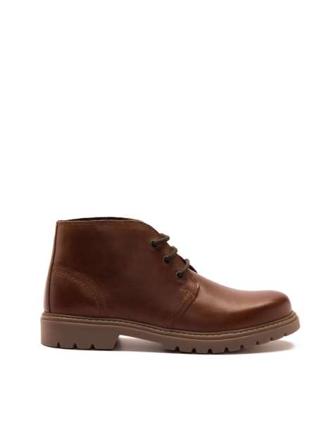 Botines Chukka marrón madera con cordones de cuero Amway de Thomas Crick - view 1