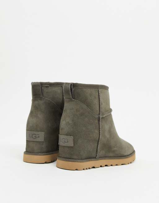 Botines cl sicos en tono pizarra con cu a interior Femme de UGG