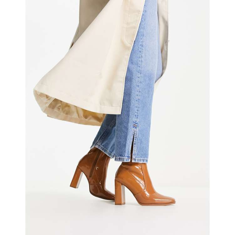 Botines color caramelo de tacón alto de Audrella de | ASOS