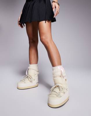 Botines color crema EVX Pumps de Moon Boot - view 1