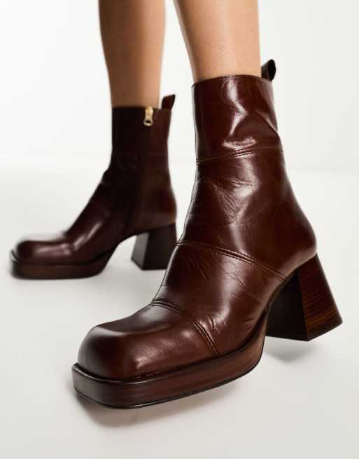 Asos botines plataforma shop
