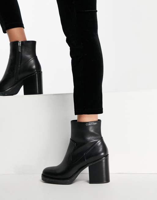 Botines cuero negro Fayiz | ASOS