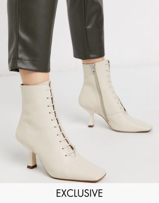Botines color marfil clearance