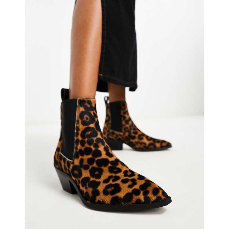 Botines leopardo discount