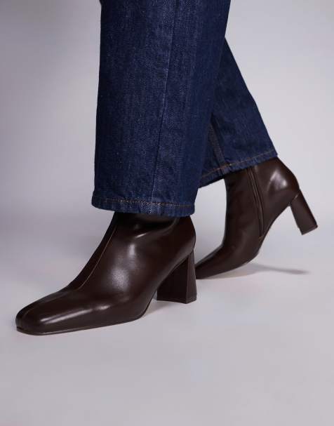 Botines marrón café con puntera redondeada Hurst de Steve Madden - view 1