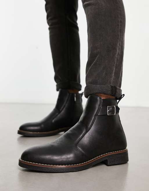Botines negros con hebilla de Bolongaro Trevor