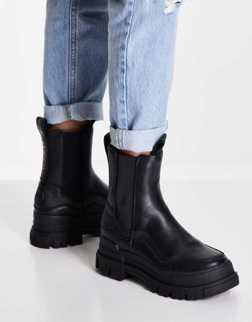 Botines negros con suela gruesa Aspha Wave de Buffalo