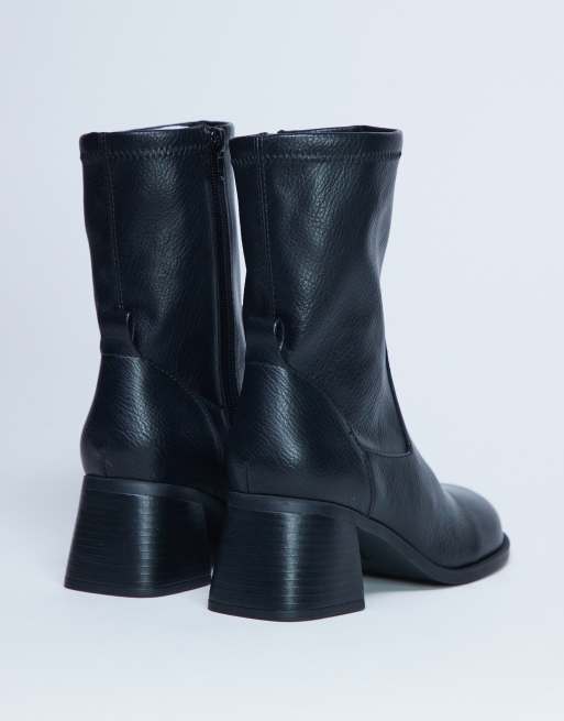 Botines negros con tacón grueso Niamh de Topshop, 2 de 4