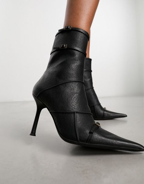 Fly London BROM Negro - Zapatos Botas de caña baja Mujer 170,00 €