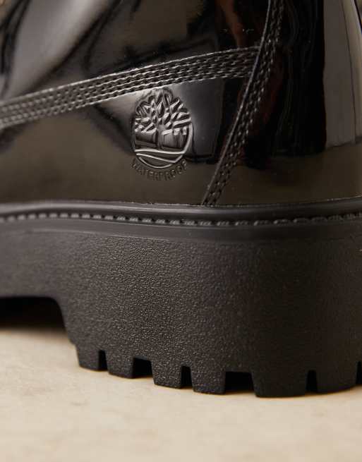 Botines negros de charol Stone Street Nellie de Timberland, 4 de 4