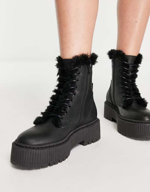 Botines de cuero Skyhy-F de Steve Madden