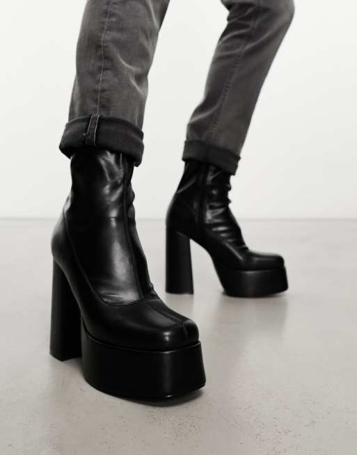 Asos botines plataforma hot sale