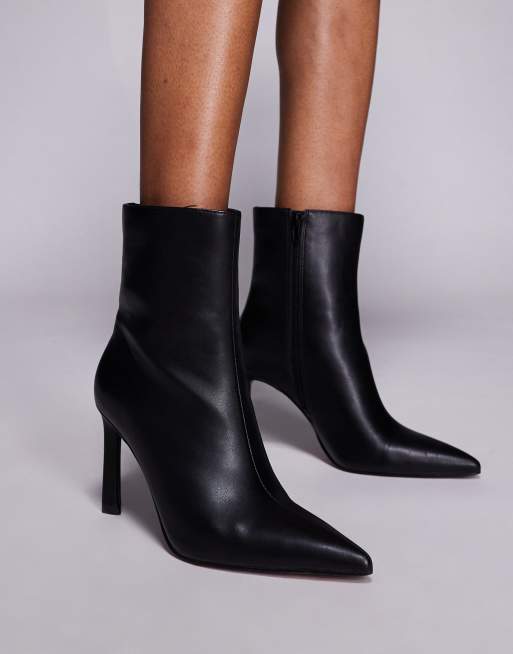 Botines negros de tacón Eve de ASOS DESIGN, 2 de 4