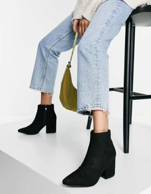 Botines negros de tacón de RAID | ASOS