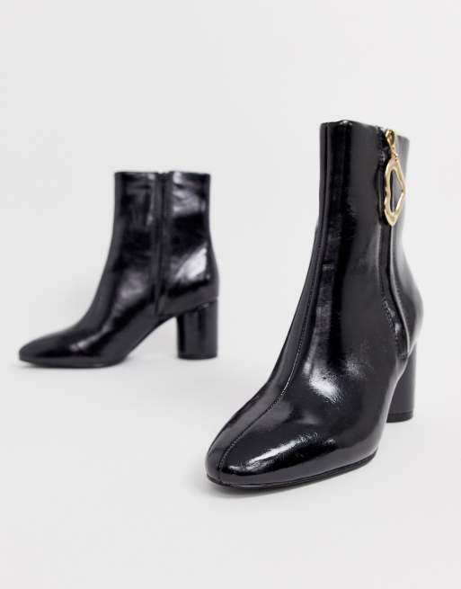 Botines negros de vestir con cremallera de ASOS DESIGN | ASOS