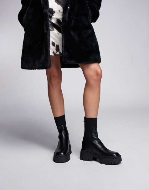 Botines negros estilo calcetín Malakai de SIMMI London - view 1