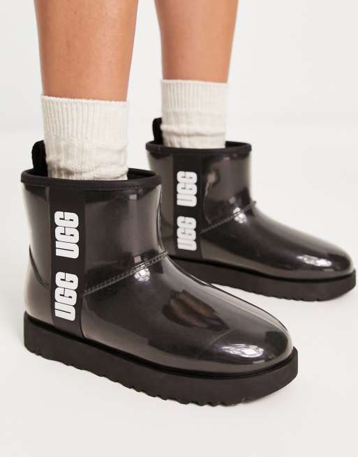 Botines negros transparentes Classic Mini de UGG, 3 de 4