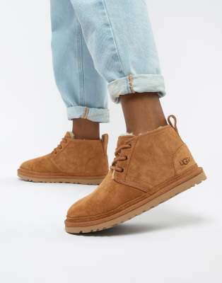 Ботинки каштанового цвета на шнуровке UGG Neumel-Светло-коричневый
