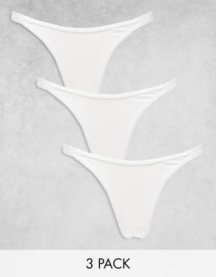 Boux Avenue Boux Avenue Aimee high leg thong 3 pack in-Multi