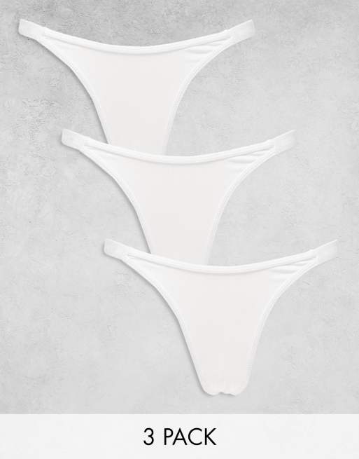 Boux Avenue - Aimee - Set van 3 hoogopgesneden strings in 