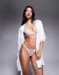 [Boux Avenue] Boux Avenue Amelia robe in ivory-White L IVORY
