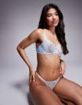 [Boux Avenue] Boux Avenue Annabella balconette bra in light blue (part of a set) 12 C BLUE