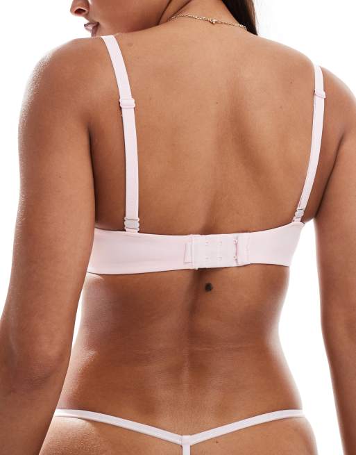 Boux Avenue - Diepuitgesneden bh zonder beugels in beige, 3 van 4