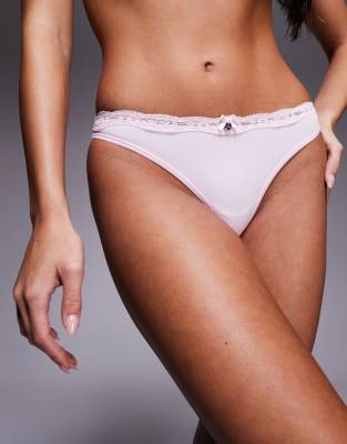 Boux Avenue - Elevated Essentials - Tanga in Puderrosa