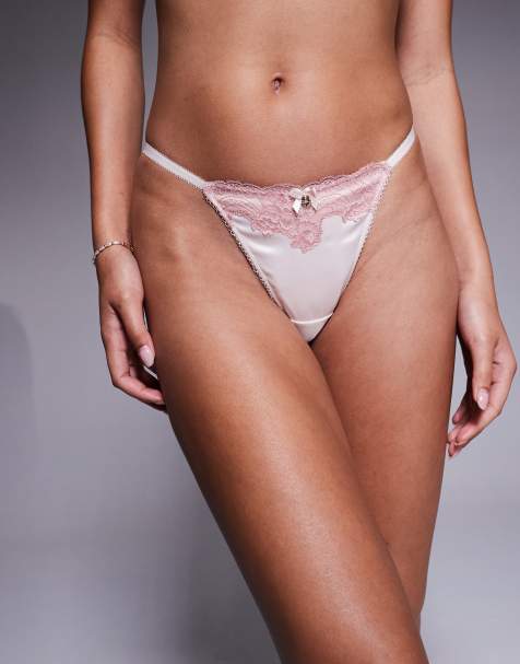 Boux Avenue etta tanga thong in pale pink