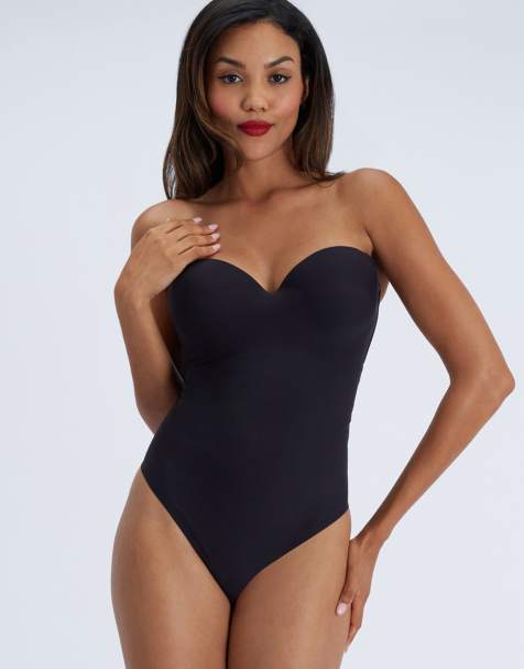 Boux Avenue Fits like a dream multiway bodysuit sexy shapewear lingerie in black - view 1