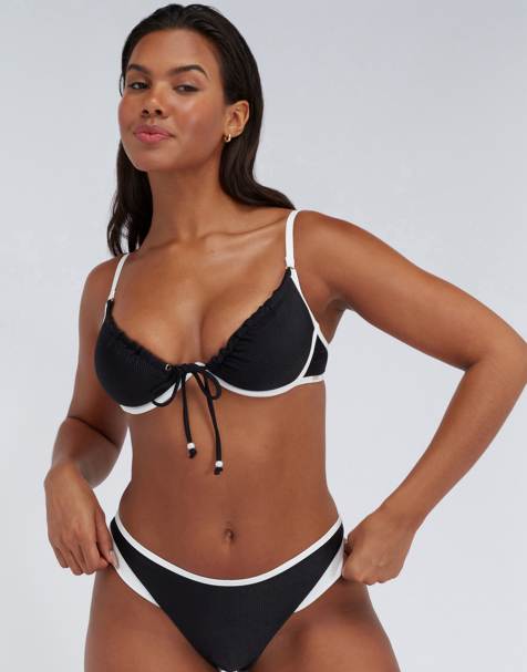 Boux Avenue Ibiza bikini set in black mix - view 1