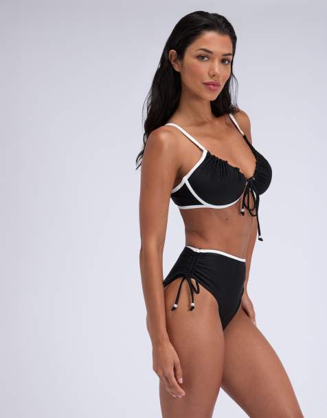 Boux Avenue Ibiza bikini set in black mix - view 1