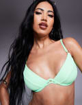 [Boux Avenue] Boux Avenue ibiza underwire bikini top in green 8 C Green