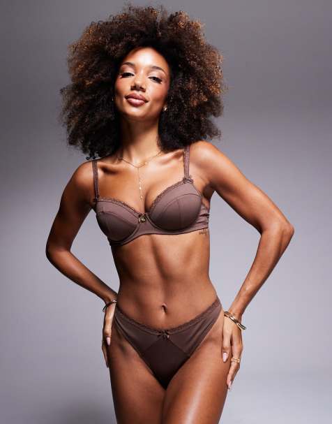 Boux Avenue Petra bra in brown - view 1