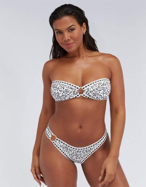 Boux Avenue Samoa brazilian bikini in ivory mix - view 1