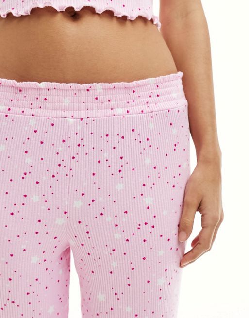 PINK Victoria's Secret, Pants & Jumpsuits, Xl Vs Pink Originals Cotton  Foldover Flare Leggings