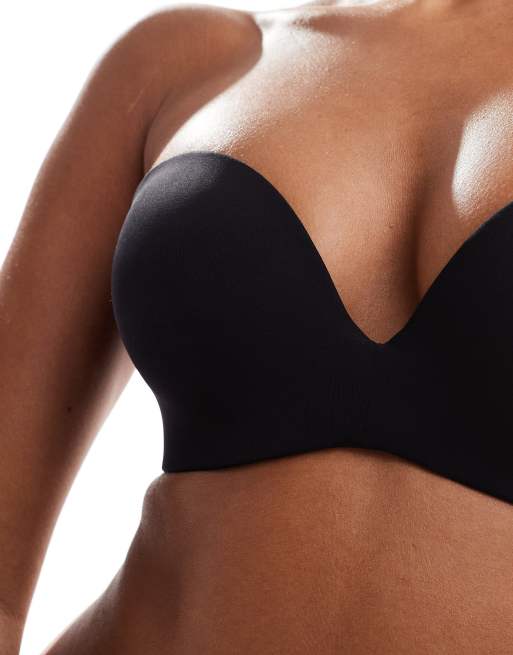 Boux Avenue strapless microvezel multiway padded bh in zwart, 2 van 4