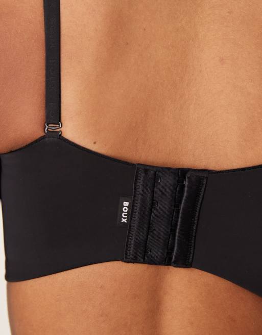 Boux Avenue Strapless u-wire microfibre multiway bra in 00 dark, 2 of 4